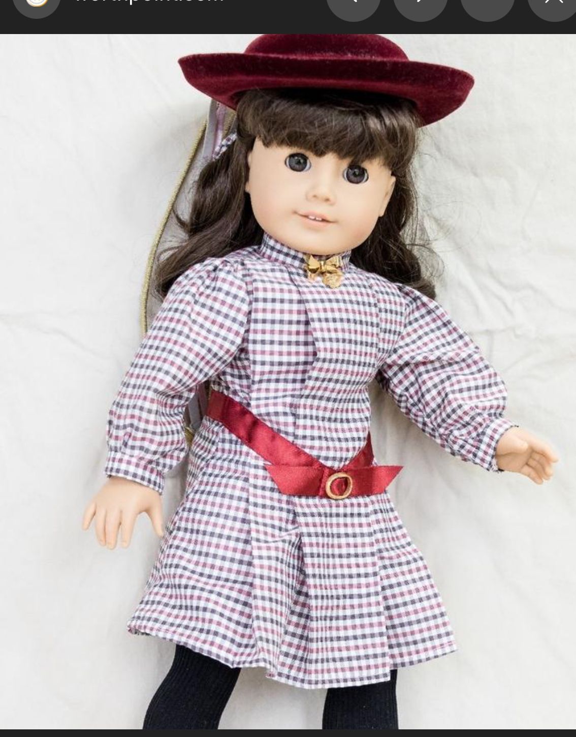 Samantha Parkington in Hannah Kozlowski's American Girl collection